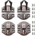 8-Pack Antique Decorative Hasp Retro Jewelry Box Latch