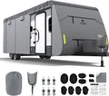 Extra Thick 7 Layers Travel Trailer RV Cover Fits 31.7-34FT | Travel Trailer RV Cover, Anti-UV, Weatherproof