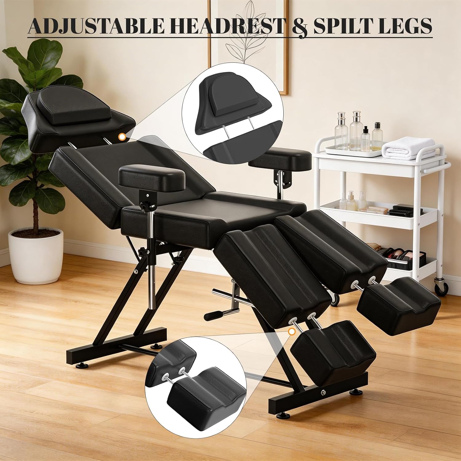Facial Bed, Multipurpose Tattoo Chair for Client