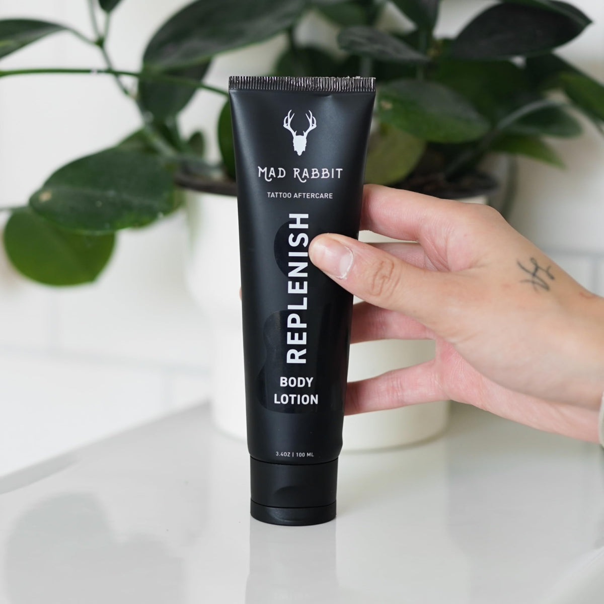 Replenish Tattoo Body Lotion, Fragrance-Free, 3.4 fl oz