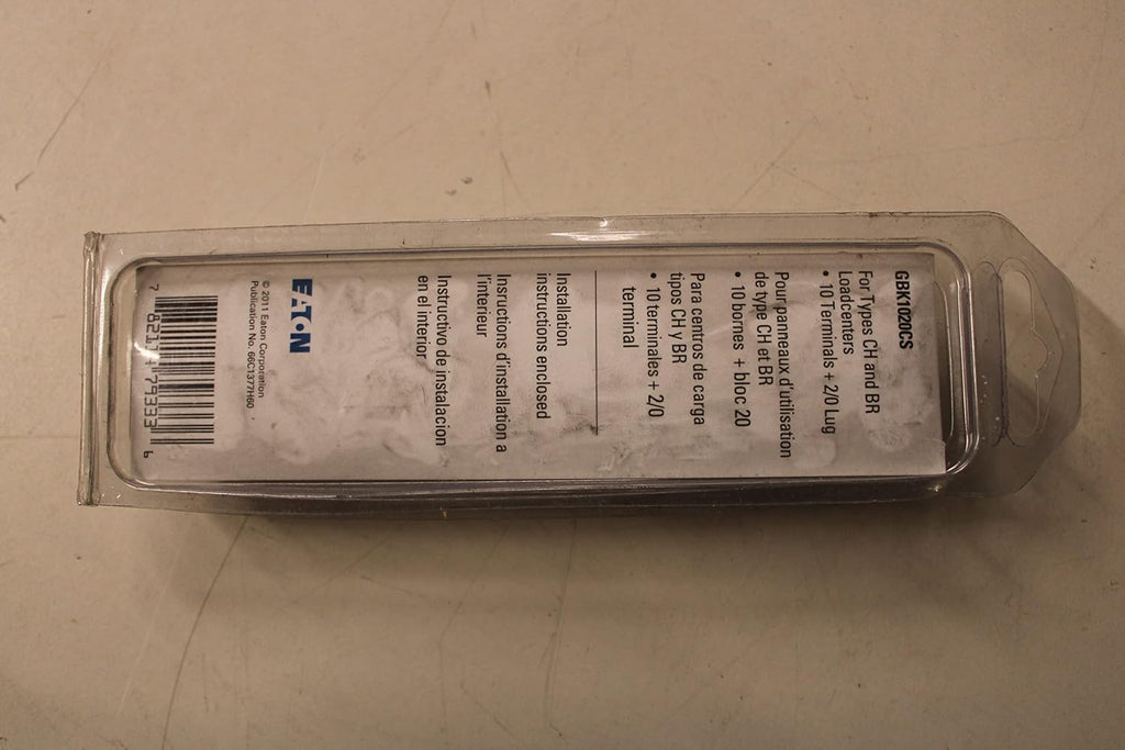 Eaton 10 Terminal Ground BAR KIT GBK1020CS