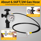 GRYVOZE Hydraulic Nitrogen Accumulator Charging Kit Nitrogen Charge Tool
