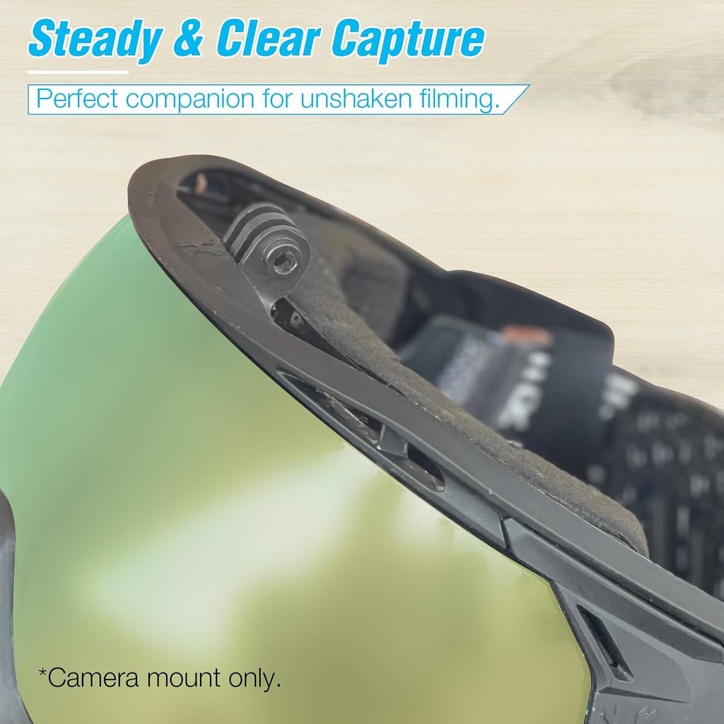 Goggle Camera Mount for Paintball Mask, Aluminum Paintball Mask Mount