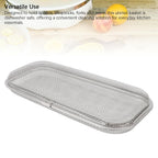 Dishwasher Basket for Small Items, Dishwasher Chopstick Basket, Stainless Steel Rectangular Mesh Drain Dishwasher Silverware Holder Replacement (Small 80x66x100cm)