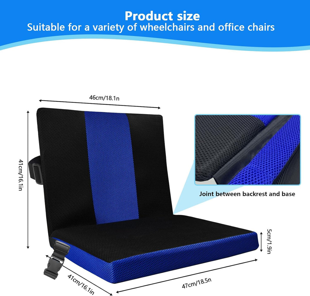 Soft Wheelchair Seat Cushion for Adults Washable Wheelchair Cushions for Seniors Wheelchair Pads Cushions Thick for