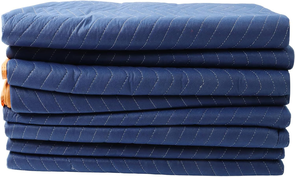 4 Pack 80 x 72 Inch Heavy Duty Moving Blankets 4.4 Lb