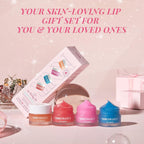 4-Pack Lip Scrub and Lip Mask Set