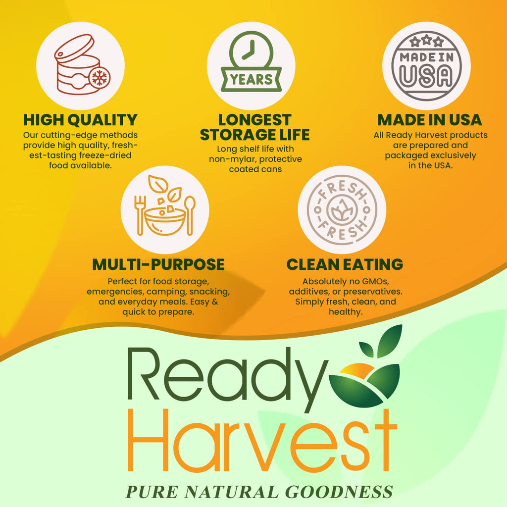 Dehydrated Quick Oats Whole Foods for Emergency Food Storage, Camping Supplies, and Survival Kits | Sealed Fresh in