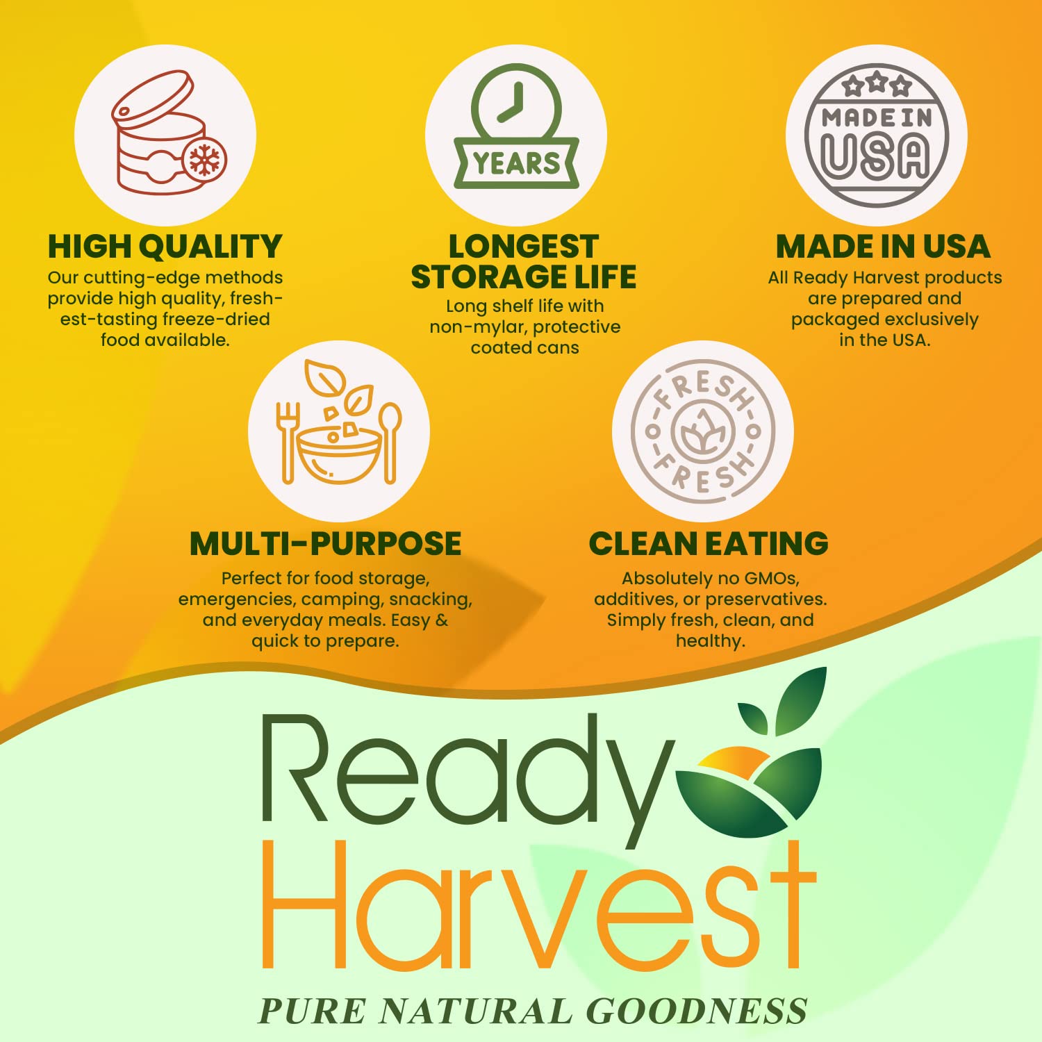 Dehydrated Quick Oats Whole Foods for Emergency Food Storage, Camping Supplies, and Survival Kits | Sealed Fresh in