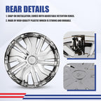 14 Inch Hubcaps for Mitsubishi Mirage 2014-2025