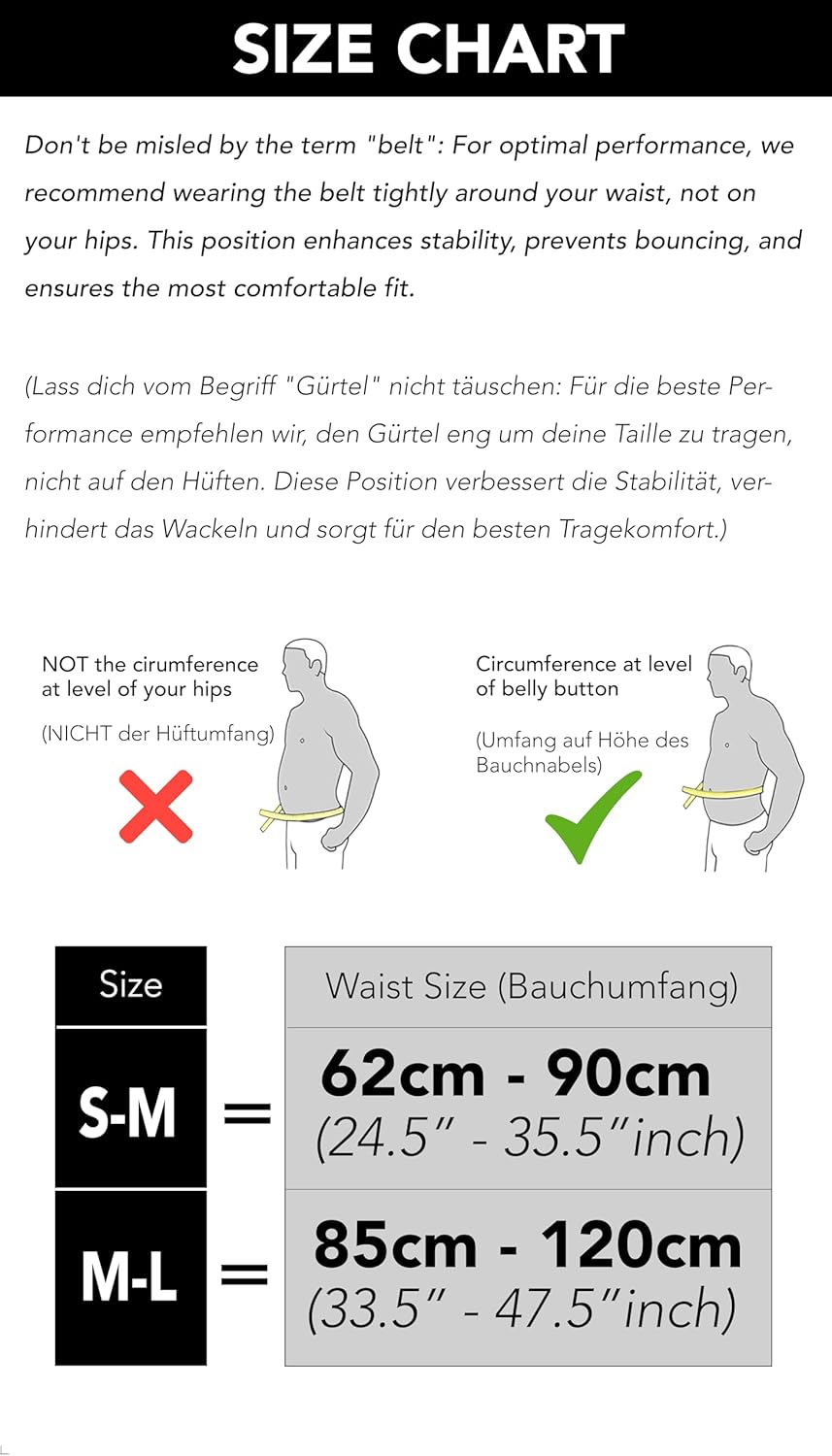 Running Belt for Men & Women - Secure Jogging Pouch for Phone, Keys & Essentials