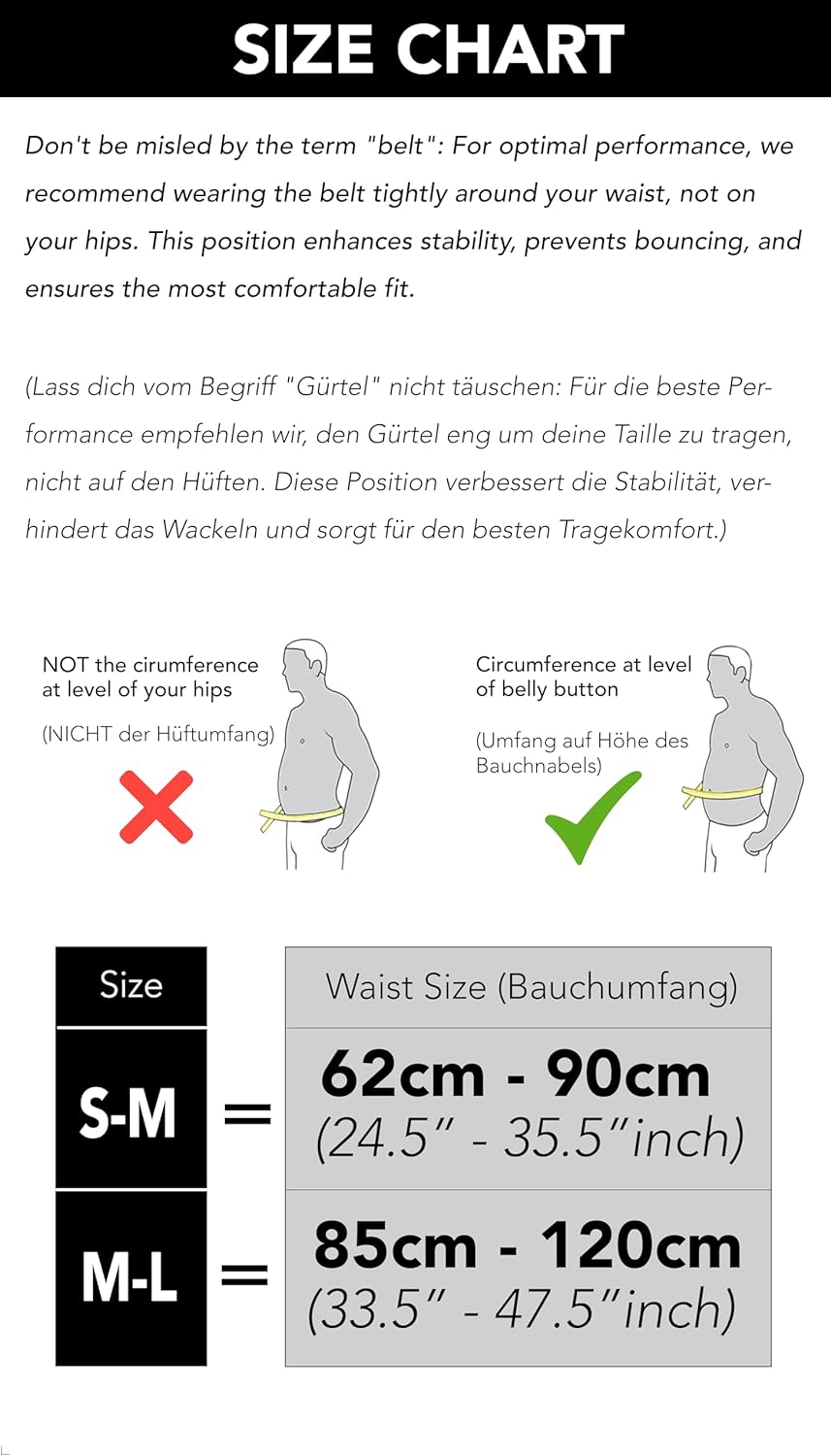Running Belt for Men & Women - Secure Jogging Pouch for Phone, Keys & Essentials