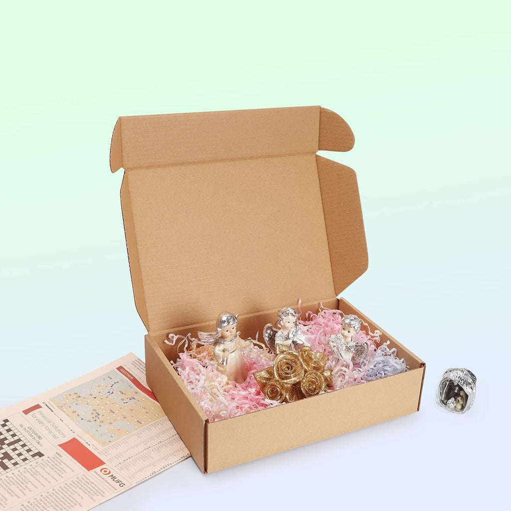 9x6x2 Inches Shipping Boxes Pack of 50, Small Corrugated Cardboard Box for Mailing Packing Literature Mailer