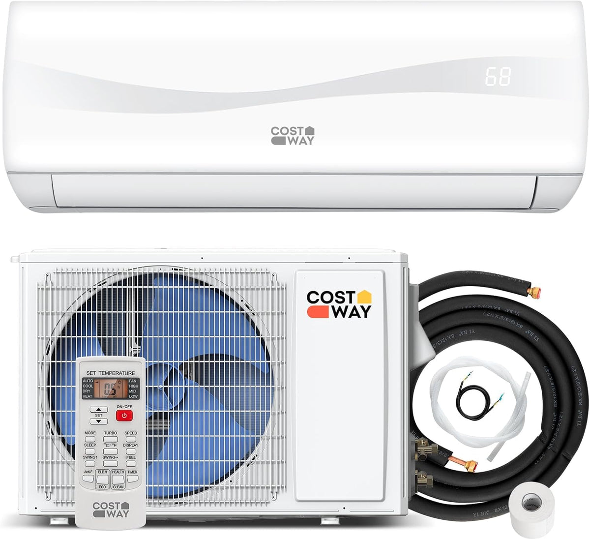 18000 BTU Mini Split Air Conditioner & Heater