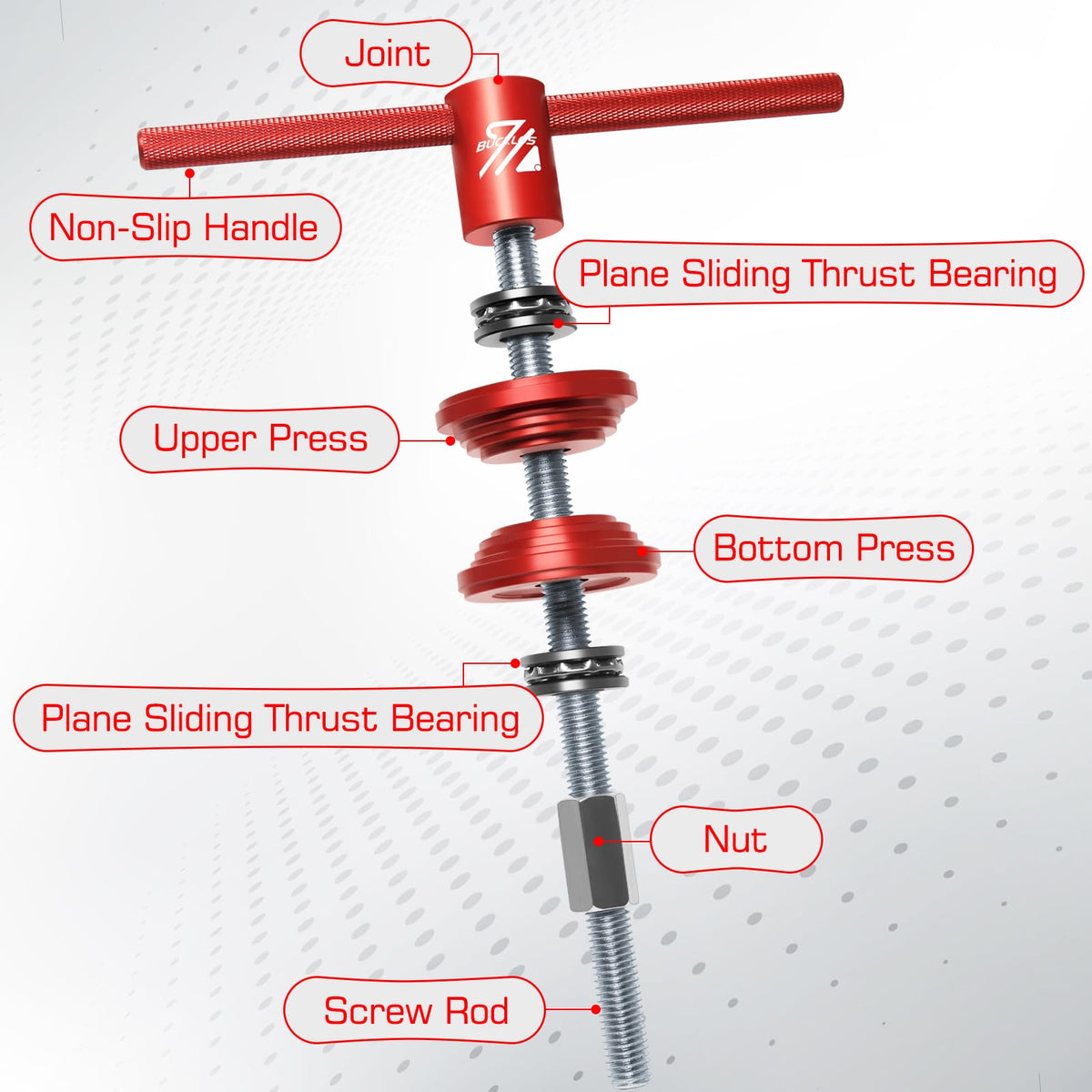 Bike Headset Bottom Bracket Bearing Press-in Install Tool Kit