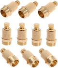 10PCS 1/2" Pneumatic Muffler Filter,Brass Flow Control Silencer