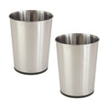 5 Liter Small Wastebasket | 2 Pack | Round Open Top | Trash Can | Bathroom | Bedroom | Kitchen | Office | Dorm |