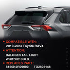 Tail Light Compatible With 2019-2023 Toyota RAV4 Outer Right Passenger Side