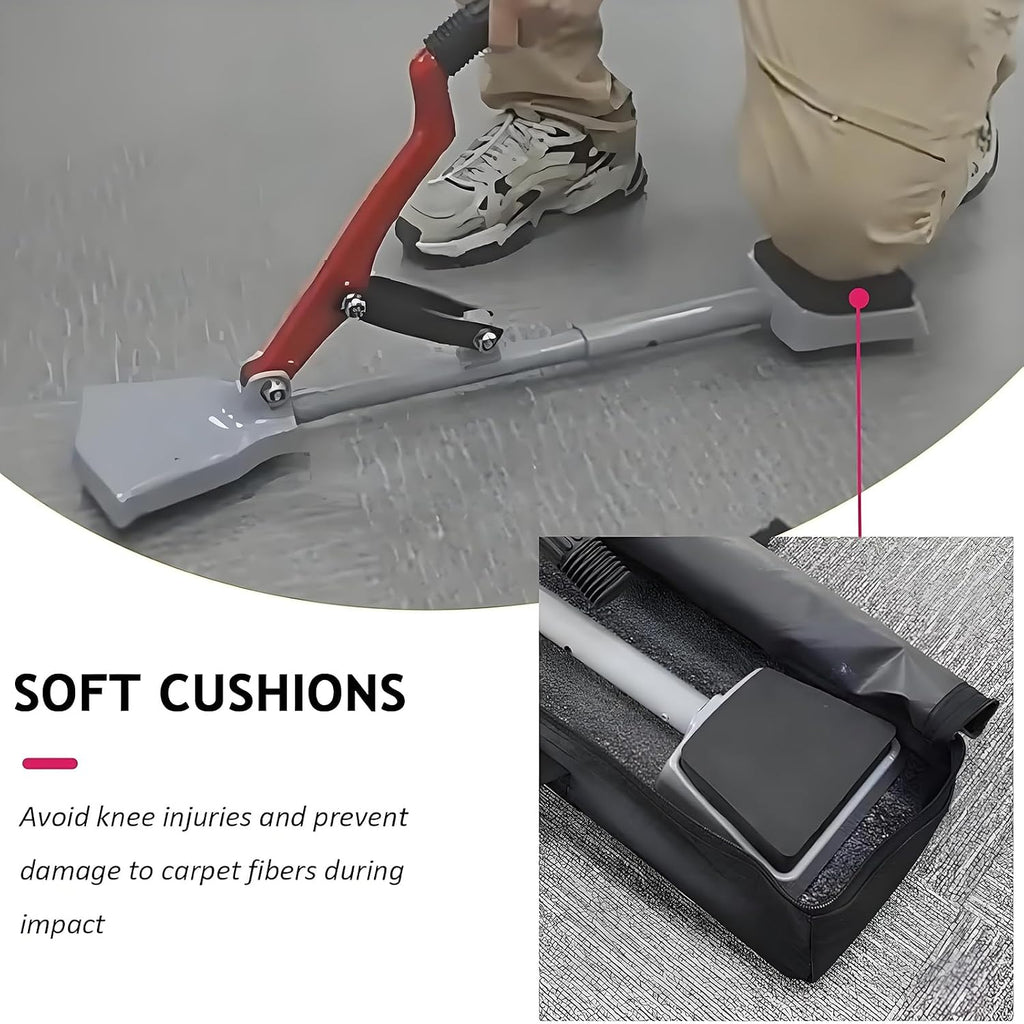 Carpet Stretcher Knee Kicker, Knee-Less Installation Tool with Rubber Handle, Provides a Firm Grip, It Can Also Be