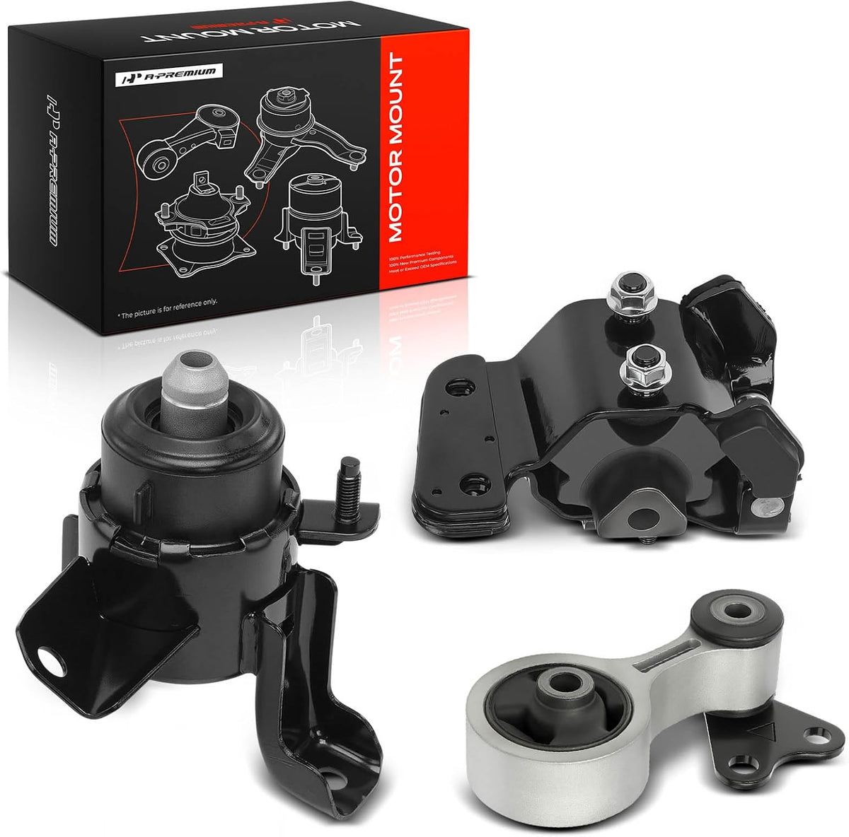 A-Premium Engine Motor and Transmission Mount Kit, with Torque Strut Mount