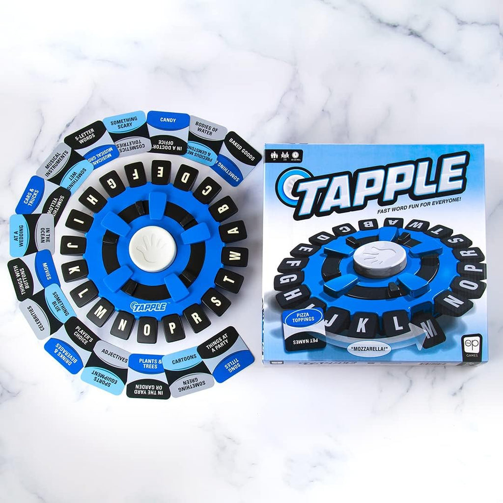 The Original TAPPLE, The Fast-Paced Family Board Game,Choose a Category & Race Against The Timer to be The Last