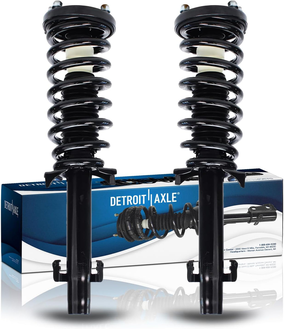 Detroit Axle - 2.4L Front Struts for 2008-2012 Honda Accord Sedan Coupe