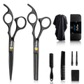 10 PCS Hair Cutting Scissors Set, Professional Haircut Scissors Kit with Cutting Scissors, Thinning Shears, Comb