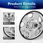 17" Chrome Wheel Skins (Set of 4) for 2007-2011 Honda CR-V