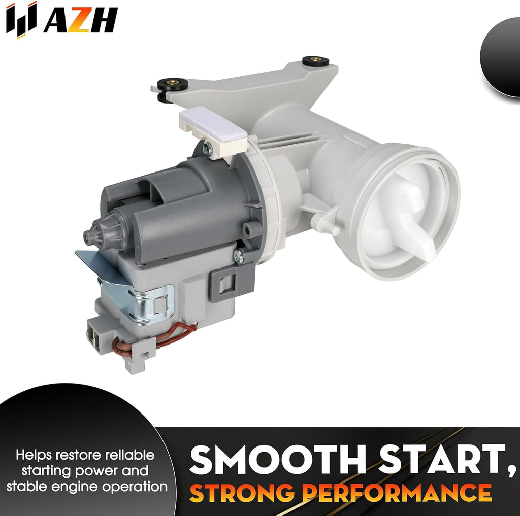 Drain Pump Replacement For GE GFW400SCK0WW GFW400SCM0WW GFW430SSM0WW GFW430SSM1WW GFW450SPK0DG GFW450SSK0WW GFW450SSM1WW GFWH1200D0WW GFWH1200H0WW GFWH1200H1WW GFWH1300D0WW Washing Machine