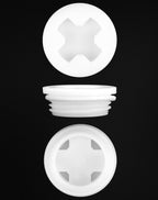 Bung Cap with 2" Thread Size for 55 Gallon Plastic Drums, 24 Pack Poly Buttress Drum Bung, Fine and Coarse Thread