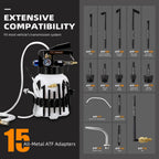 FOUR UNCLES 3L Pneumatic Transmission Fluid Pump with ATF Adapters
