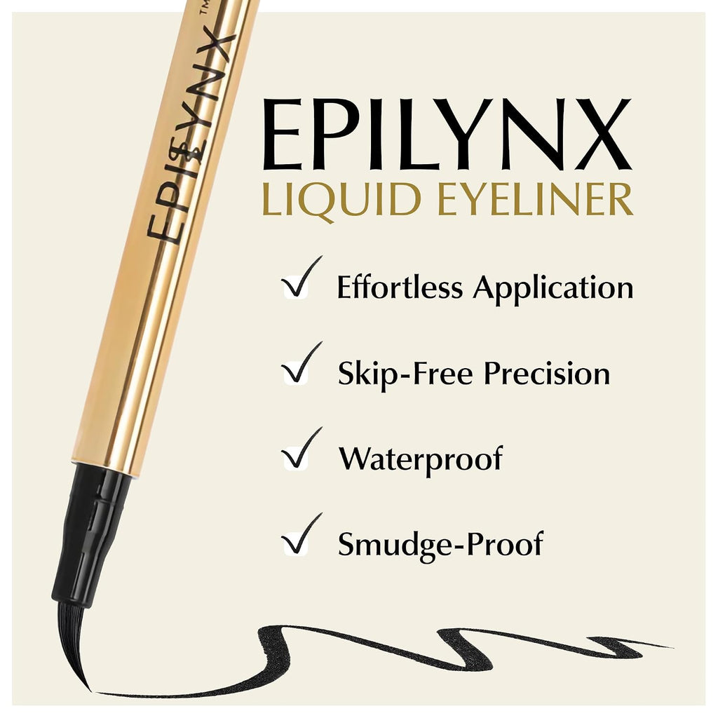 All Day Waterproof Liquid Eyeliner, Black 2mL