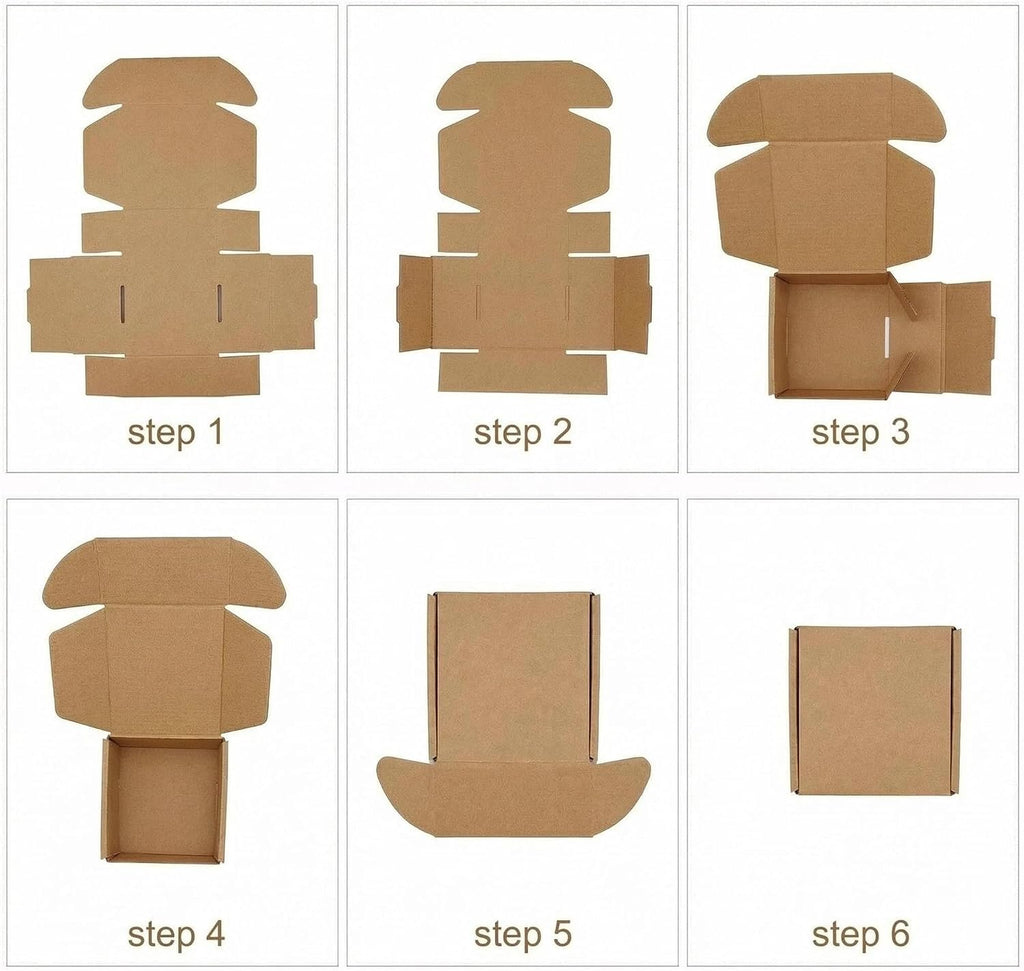 7 x 5 x 2 Inch Small Shipping Boxes Corrugated Packing Box 50 Pack