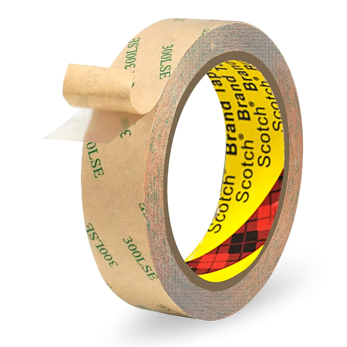 300LSE Double Sided Tape 1in x 36ft, Removable Heavy Duty Tape