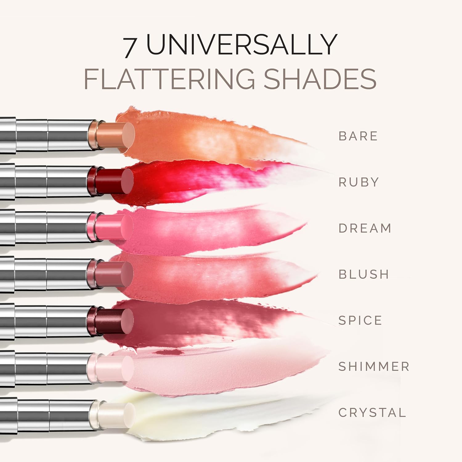 Tinted Sheer Lip Balm SPF 30 Hydrating Lip Sunscreen Shea Butter, Jojoba & Avocado Oils Moisturizing, Vegan, Clean &