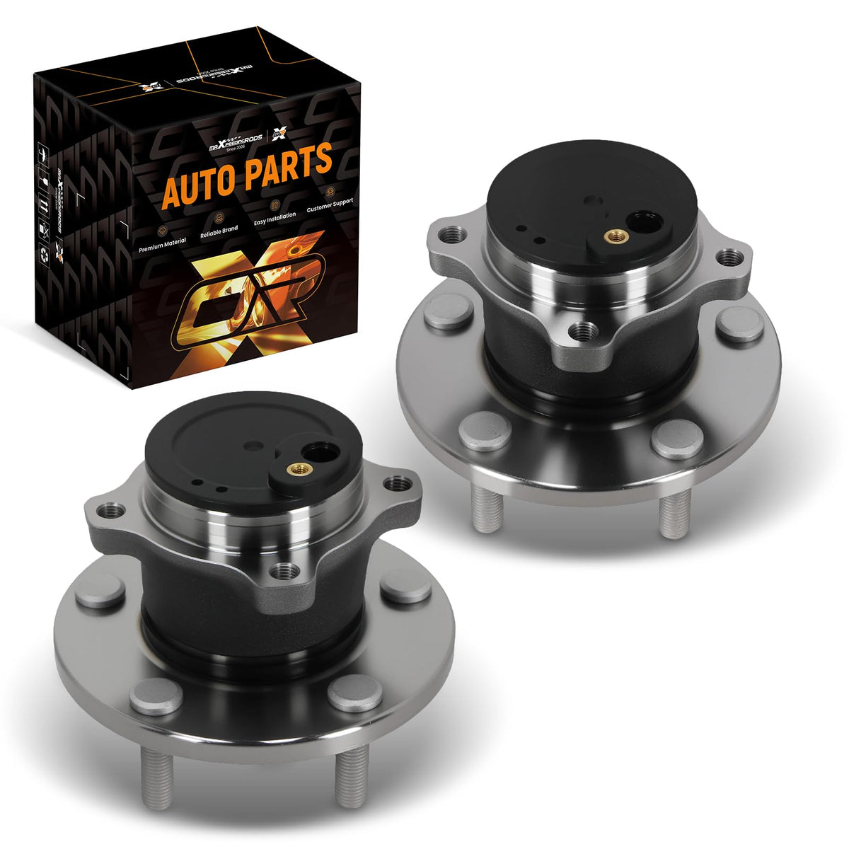 maXpeedingrods 2PCS 512347 Rear Wheel Bearing and Hub Assembly for Mazda