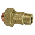 1" C x MNPT Cast DZR Brass Union