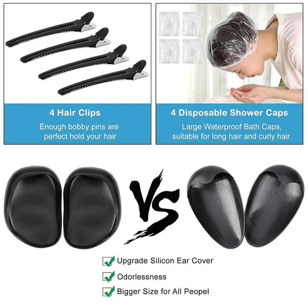 19 Pcs Professional Hair Bleach Kit Hair Coloring Products with Hair Dye Brush, Hair Color Bowl, Hairclips