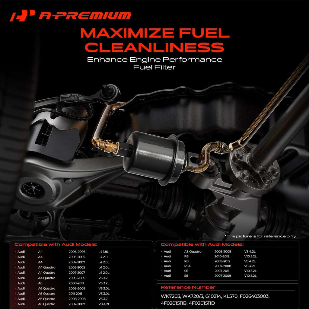 A-Premium Fuel Filter Compatible with Audi