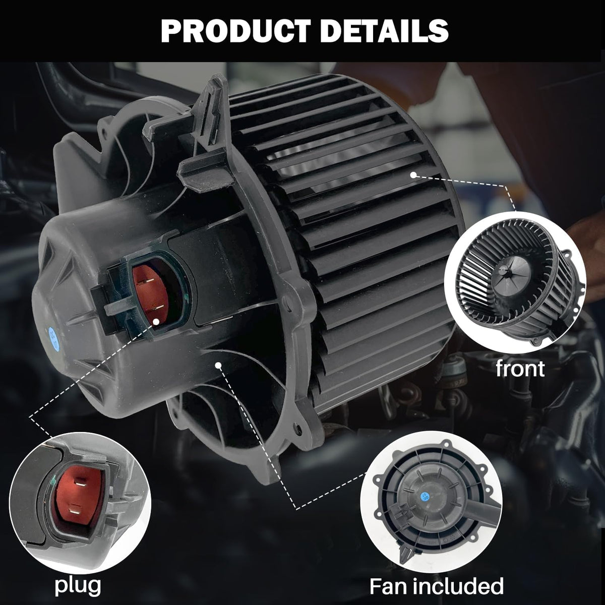 700027 AC Heater Blower Motor Fan Fit for Ford Expedition 97-02