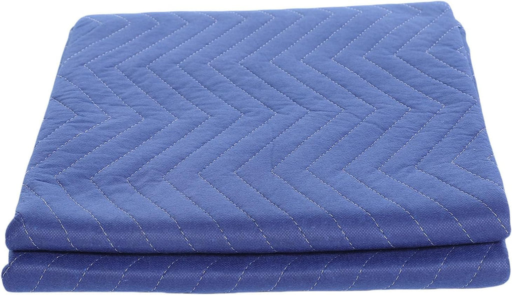 2 Pcs Moving Blankets 40x72 Inch Heavy Duty Thickened Reusable