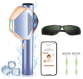 Smart Permanent IPL Laser Hair Removal for Woman and Men, Painless Sapphire Ice-Cooling, Alternative to Salon, Bikini