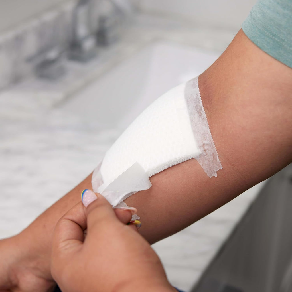 Brand Cushion Care Sterile Gauze Pads for Protection of Minor Cut, Scrapes & Burns, Non-Adhesive & Wound Care