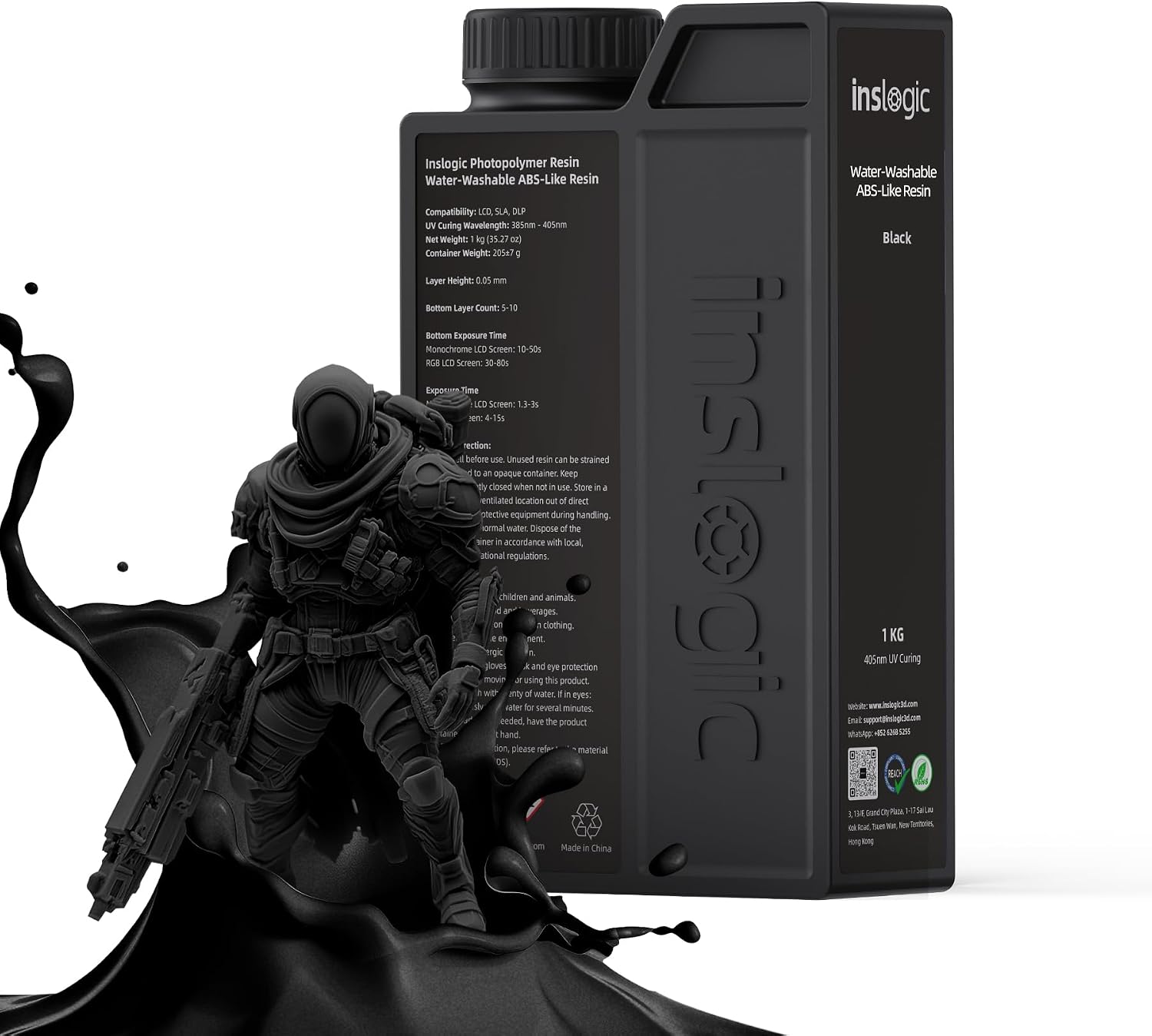 Water-Washable ABS-Like Resin, Combines Features of ABSLIKE Resin & Water Washable Resin, Non Brittle, High