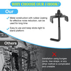 2 Pack J Hook for Attach Climbing Stick