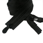 #8 Separating Zippers Two Way Resin Zippers 30 Inch Black Zipper