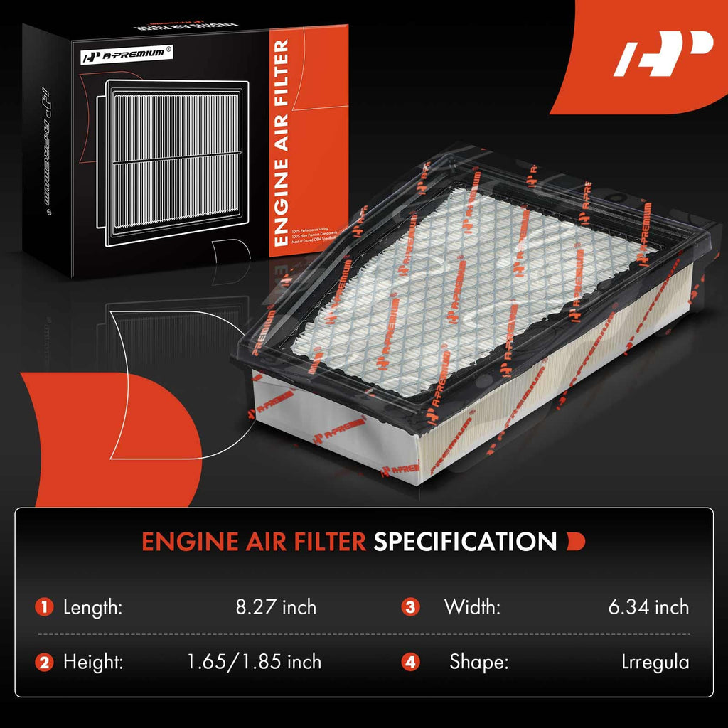 A-Premium Engine Air Filter Compatible with Audi