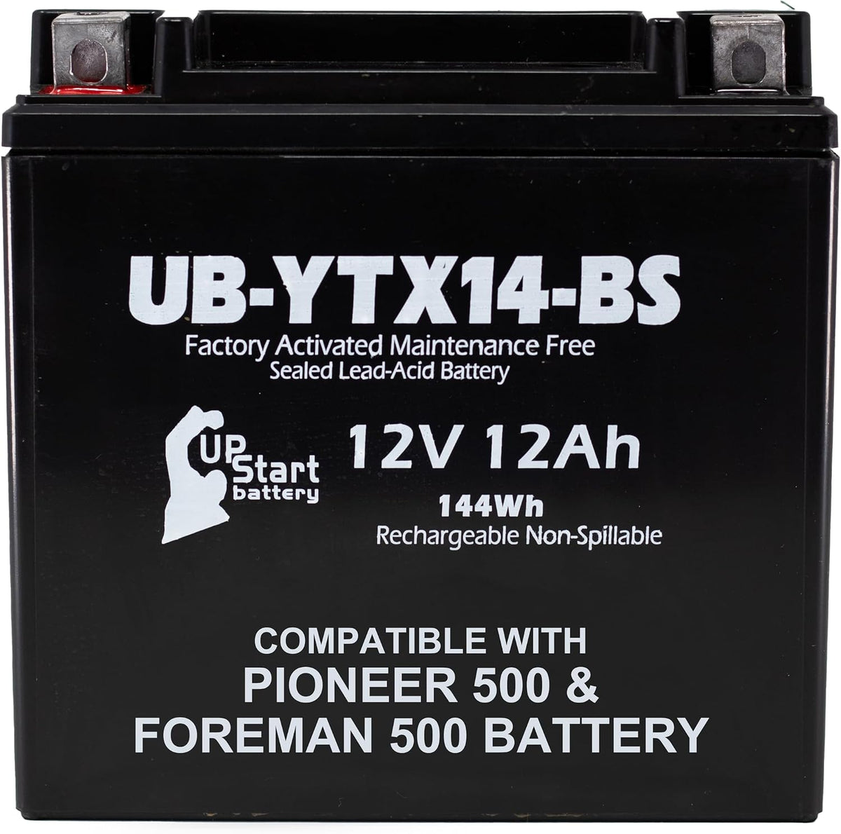YTX14-BS 12V 12Ah Replacement for Honda Foreman 500 Battery