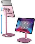 TabHolder, 7-10" Height Adjustable Tablet Stand, Premium iPad Stand for Desk, 270° Tilt iPad Holder, Kindle Holder