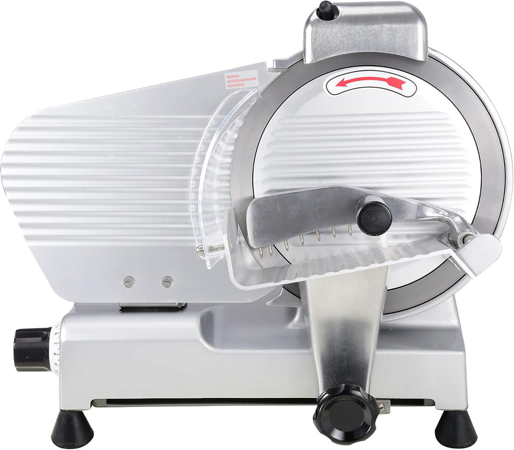 Commercial Food Slicer 10" Blade Meat Cheese Deli 110V 530RPM CE Approved NEW